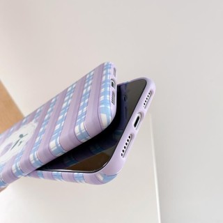 Ốp iPhone Caro Tím iPhone 7Plus/8Plus/X/Xs Max/11/11 Pro/11 Pro Max - ốp iphone