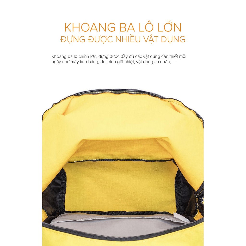 Balo du lịch Xiaomi Mi Casual Daypack - Balo Mini Đeo Vai Xiaomi Backpack - Chống Nước - Nhỏ Gọn - Xinh Xắn - Chính Hãng