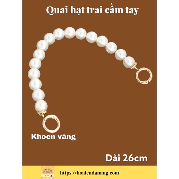 Quai hạt trai, phụ kiện túi xách