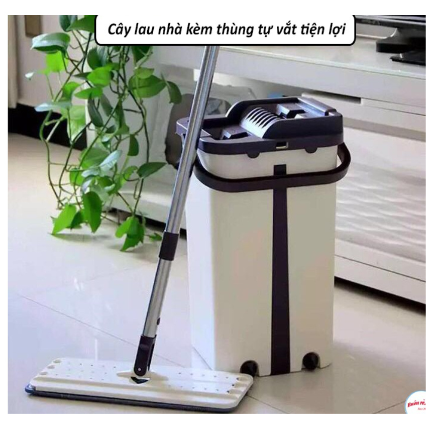 cây lau nhà kèm thùng tự vắt 2 ngăn -Chìa khóa nhân 2 thời gian rảnh rỗi