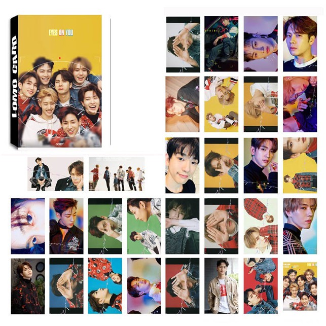 Lomo card seventeen hộp ảnh tập ảnh 30 tấm in hình nhóm nhạc idol hàn quốc
