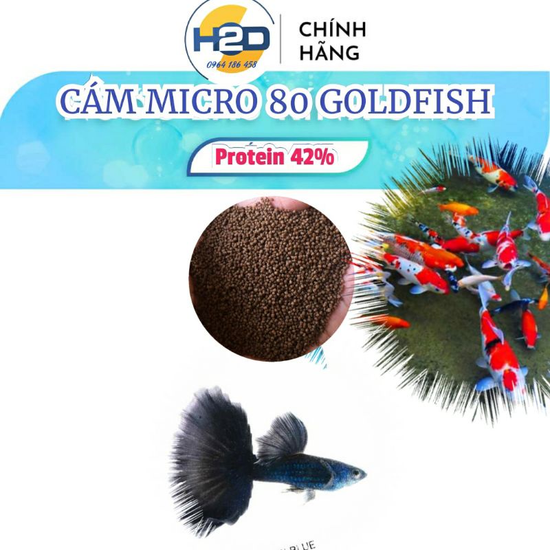 Cám cá Cảnh, Ranchu, Betta, cá 7 màu hạt siêu nhỏ, siêu tăng trọng《0.5Kg》