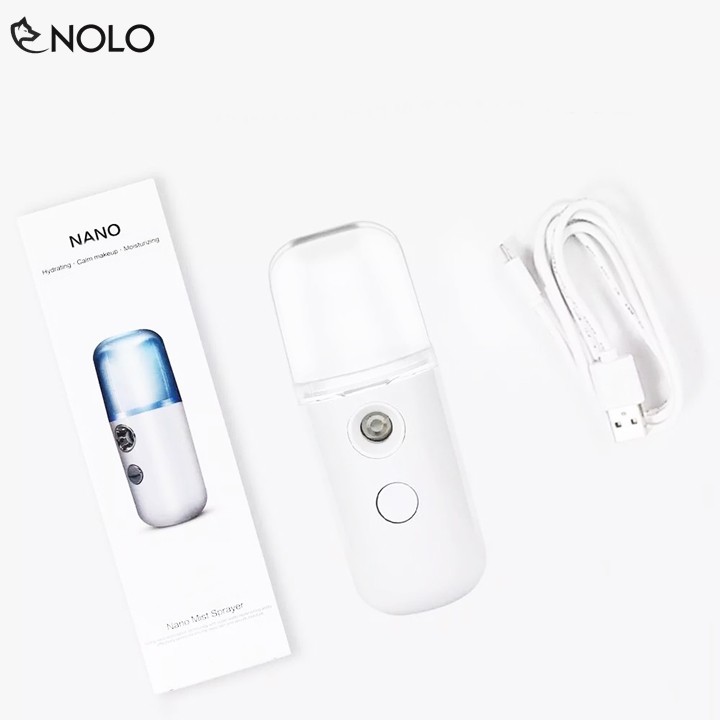 Máy Xịt Khoáng Nano Cấp Ẩm Cho Da Dung Tích 30ml Pin Sạc Dung Lượng 380mah Thích Hợp Cho Mọi Loại Da