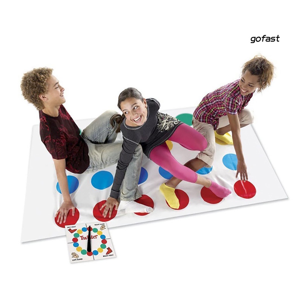 GO-Body Twister Game Outdoor Party Favor Family Kids Parents Interactive Mind Toy