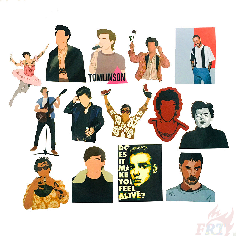 ❉ One Direction 1D - Series 03 Pop Music Band Stickers ❉ 50Pcs/Set Louis Tomlinson Harry Edward Styles Liam Payne Niall James Horan DIY Fashion Decals Doodle Stickers