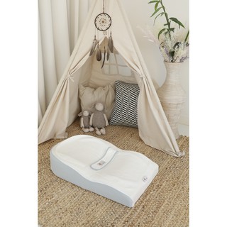 Đệm nằm cao cấp coza baby bed - bản lite màu xanh