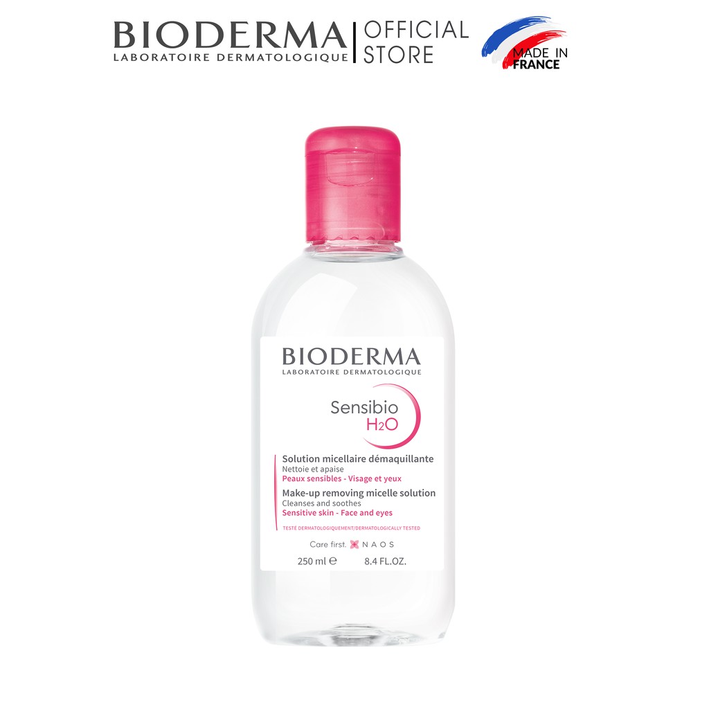 Dung dịch làm sạch và tẩy trang công nghệ Micellar Bioderma Sensibio H2O