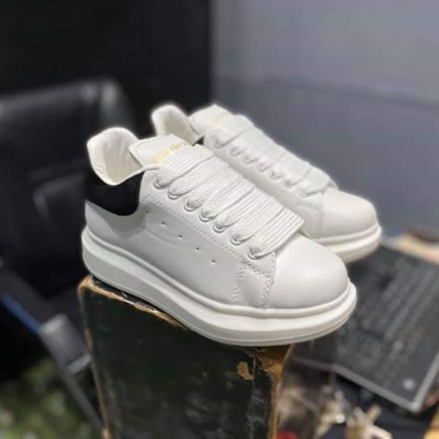 Giày thể thao nam nữ ulzzang MC queen đế độn da cao cấp