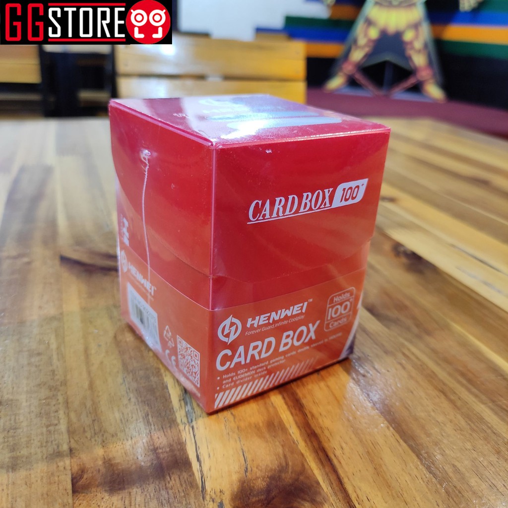 Hộp Đựng Bài Yugioh Deck Box  Henwei Cỡ Vừa, Chứa Được 100+ Lá Bài