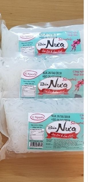 Bún Nưa Mỳ Nưa /Phở/Miến( Nưa) chuẩn Keto