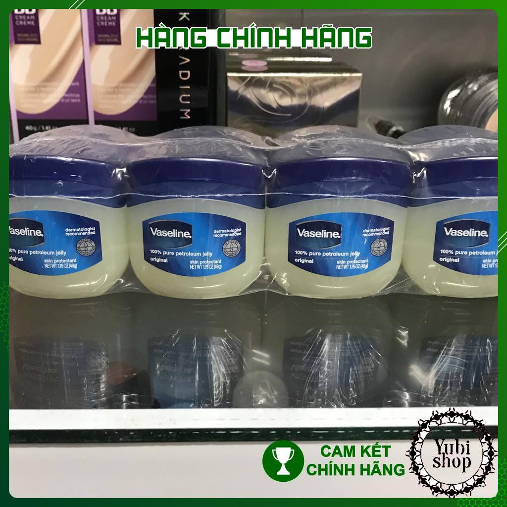 [HÀNG AUTH] KEM DƯỠNG ẨM VASELINE CHÍNH HÃNG CỦA MỸ - KEM TRỊ NỨT NẺ, KHÔ DA VASELINE 100% PURE PETROLEUM JELLY 49G