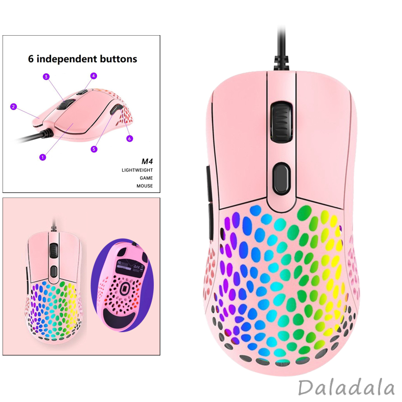 Chuột Chơi Game Có Dây Siêu Nhẹ 6400 Dpi | BigBuy360 - bigbuy360.vn