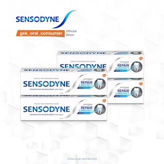 Bộ 4 Kem đánh răng Sensodyne Repair & Protect Deep Repair WTN 100g tuýp