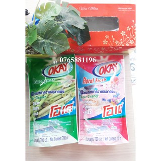 Nước lau sàn Okay túi 700ml Thái Lan