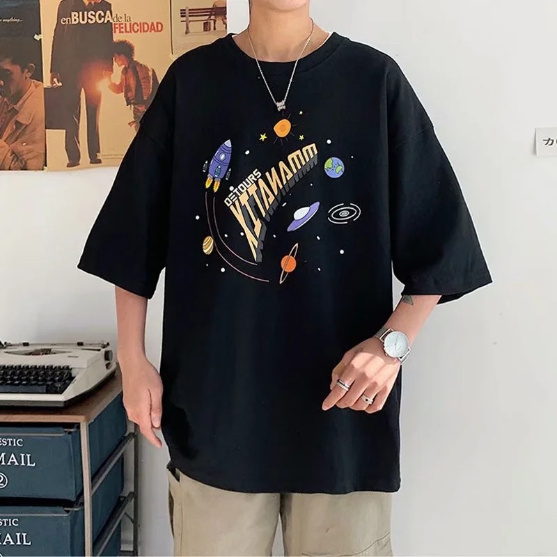 Áo Thun Tay Ngắn Phong Cách Thời Trang Dành Cho Nam Size M-3XL | BigBuy360 - bigbuy360.vn