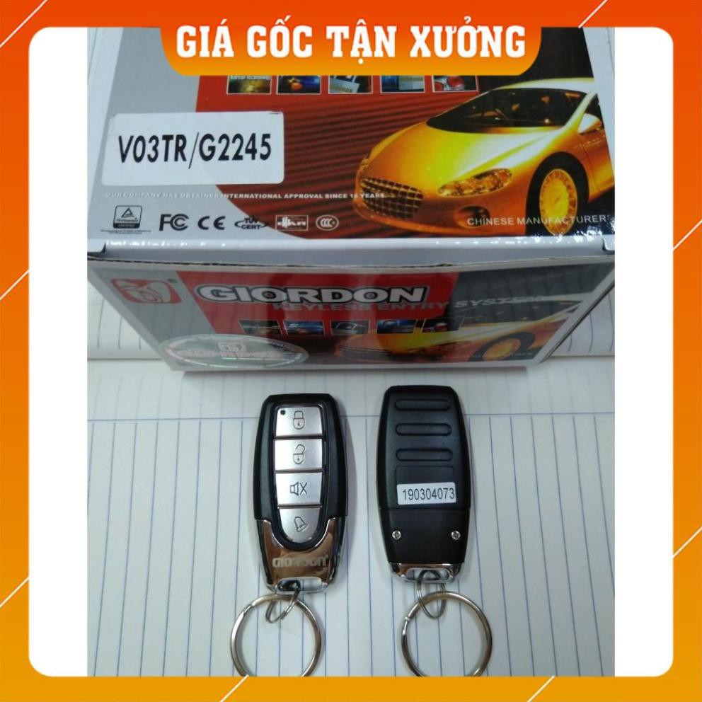 Bộ điều khiển khóa cửa ô tô Giordon 12V-24V(Rẻ vô địch) (Chuột mua riêng)