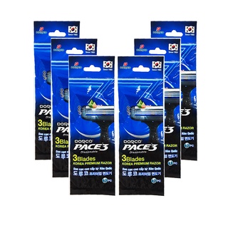 Combo 6 Dao Cạo 3 Lưỡi Dorco Pace 3 Disposable