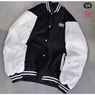 Áo khoác bomber phối tay WSZ HT12