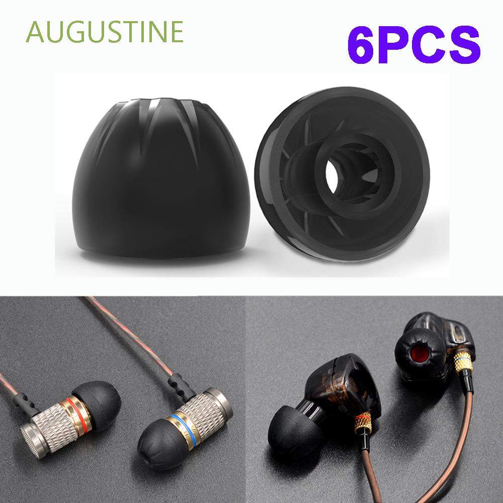 AUGUSTINE KZ Earphone Sleeve S M L Eartips Earbuds 6pcs Bowl-Shaped Universal Earmuffs 3Pairs In-ear Earphones/Multicolor