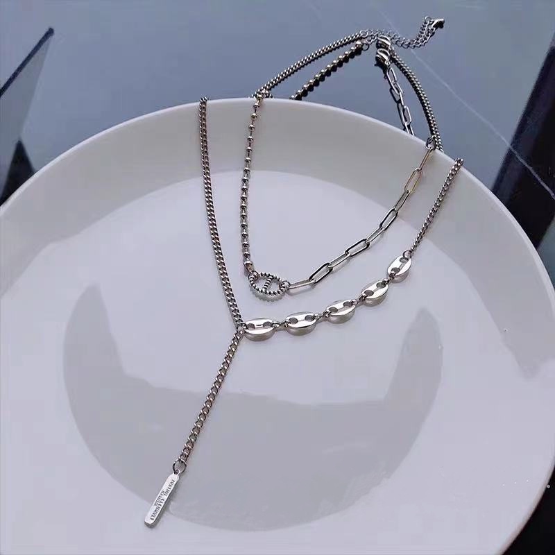 Vòng cổ Hai Lớp Thời Trang Cá Tính