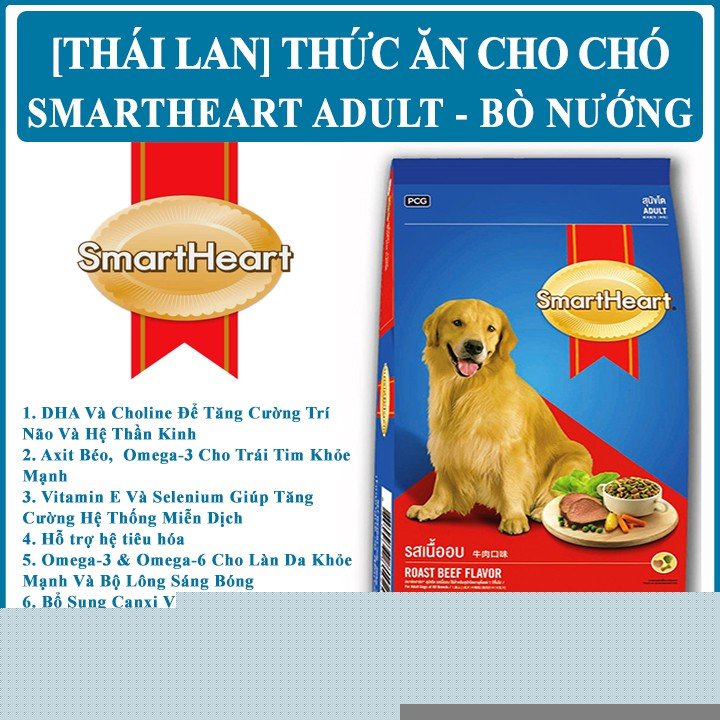 GIAO HÀNG HỎA TỐC - Thức ăn cho chó trưởng thành Smartheart 400g - ZIPPOPETSHOP