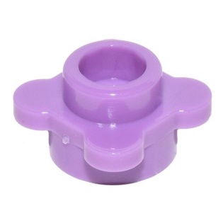 -33291-Plate, Round 1 x 1 with Flower Edge