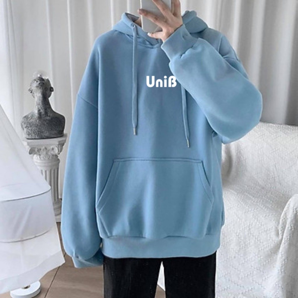 Áo hoodie nữ form rộng dày cute giá rẻ có mũ THE DELIA -  Áo Khoác Nỉ Hoodie UniB KNN29 | BigBuy360 - bigbuy360.vn