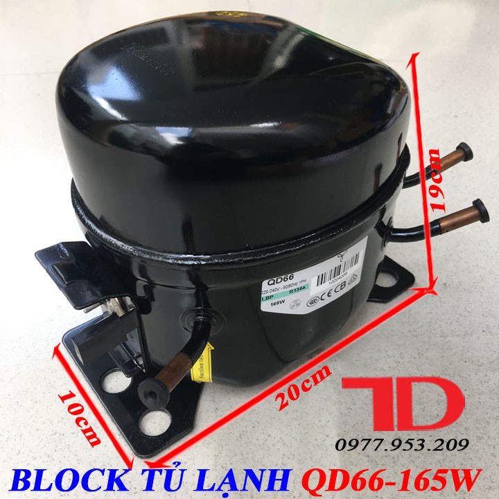 Block Tủ Lạnh QD66 165W từ 250L đến 300L