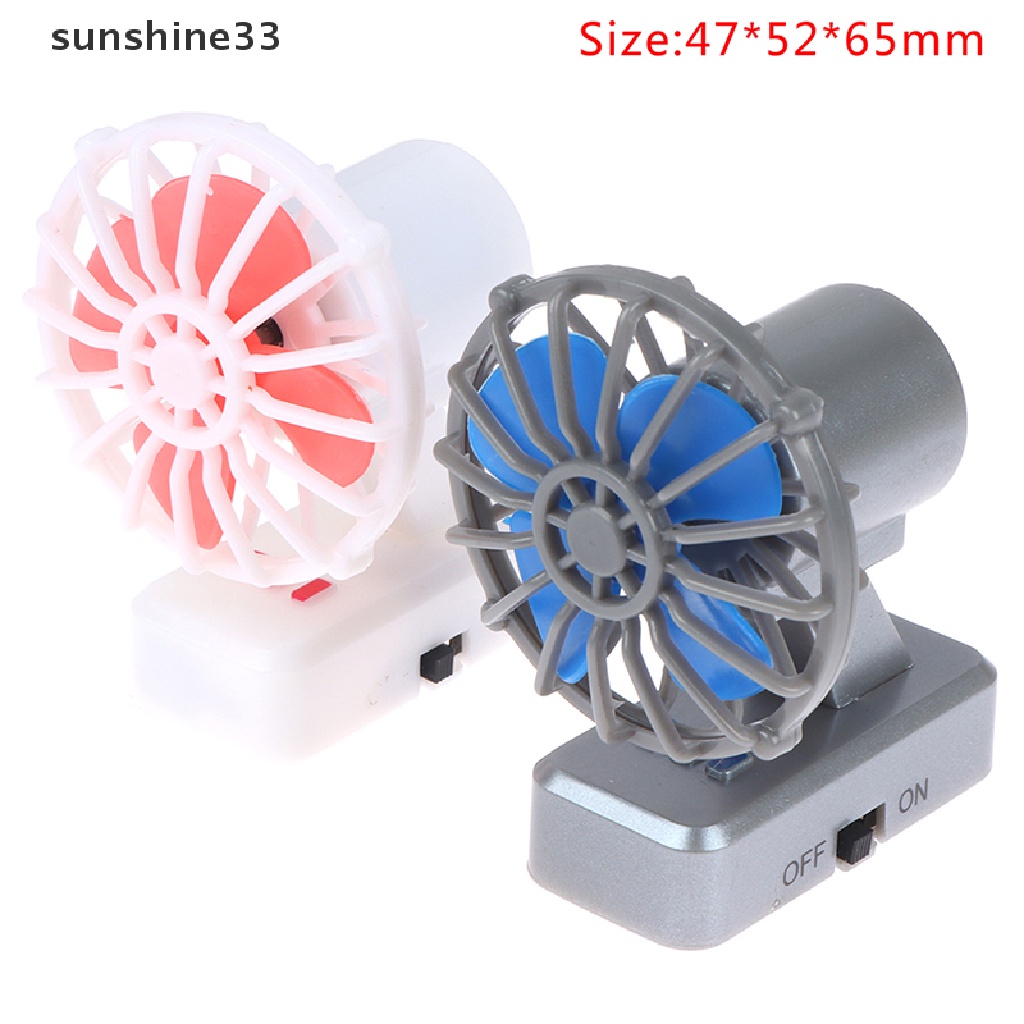 Quạt điện mini để bàn trang trí nhà búp bê tỉ lệ 1: 12