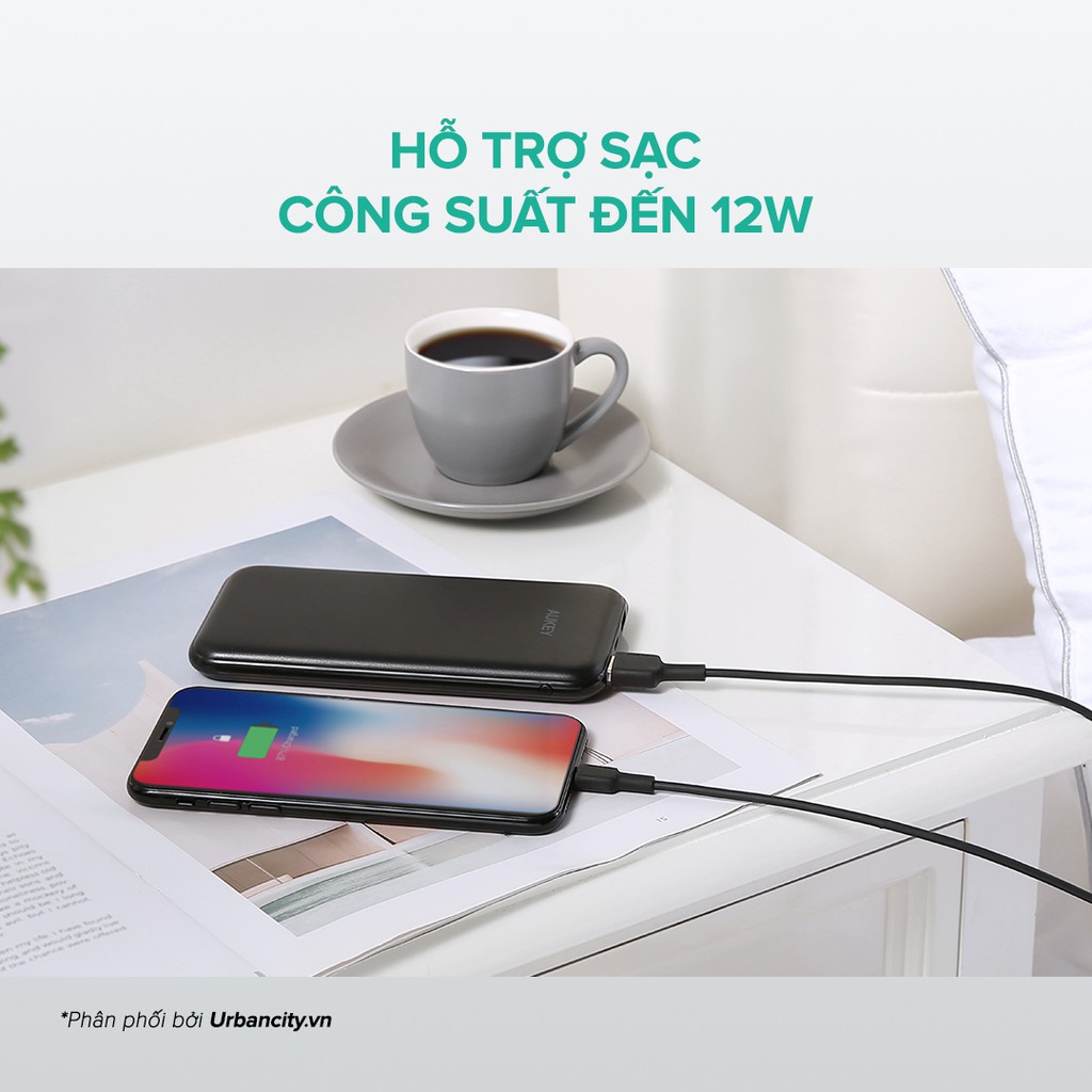 Cáp Lightning Aukey CB-BAL2 MFi Apple Nhựa Tổng Hợp Cao Cấp 2m - Hàng Chính Hãng