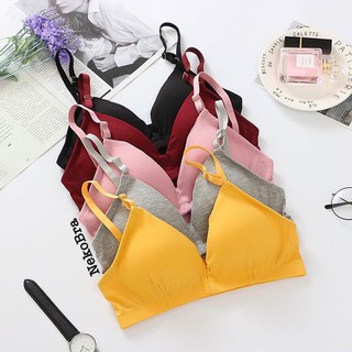 (Loại Tốt) Áo Bra Cotton Form Ngực Tròn Trịa Nâng Ngực Lép