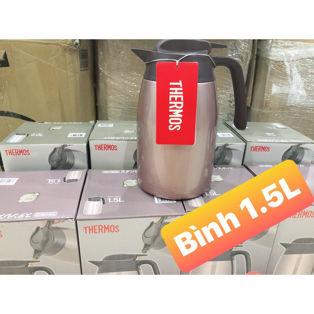 [Hàng nội địa Nhật, có sẵn, Model mới] Phích ủ nước giữ nhiệt THERMOS 1.5l