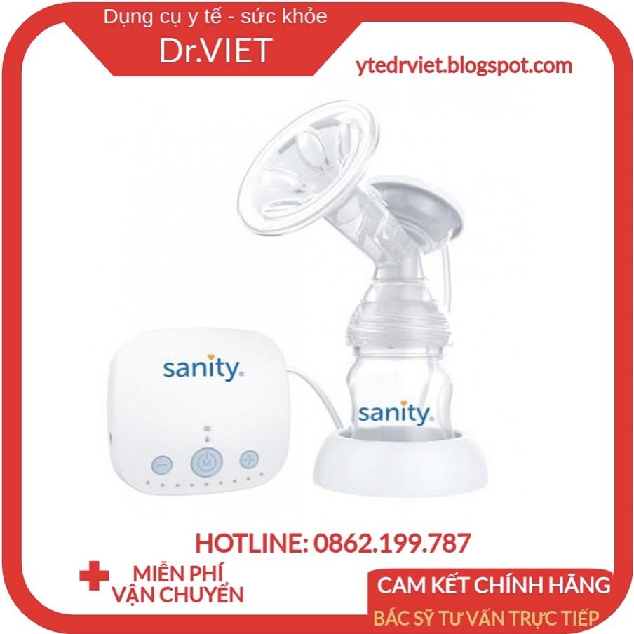 Ống nối phần điện máy hút sữa điện đơn SANITY AP-154AE chính hãng- Xuất xứ Đức