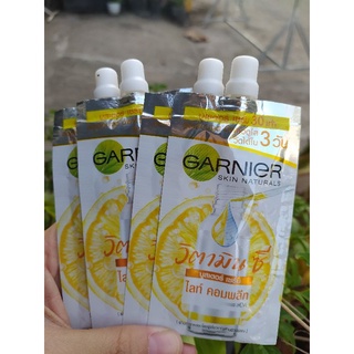 Tinh chất tăng cường sáng da mờ thâm Garnier Complete 30X Vitamin C 7.5ml