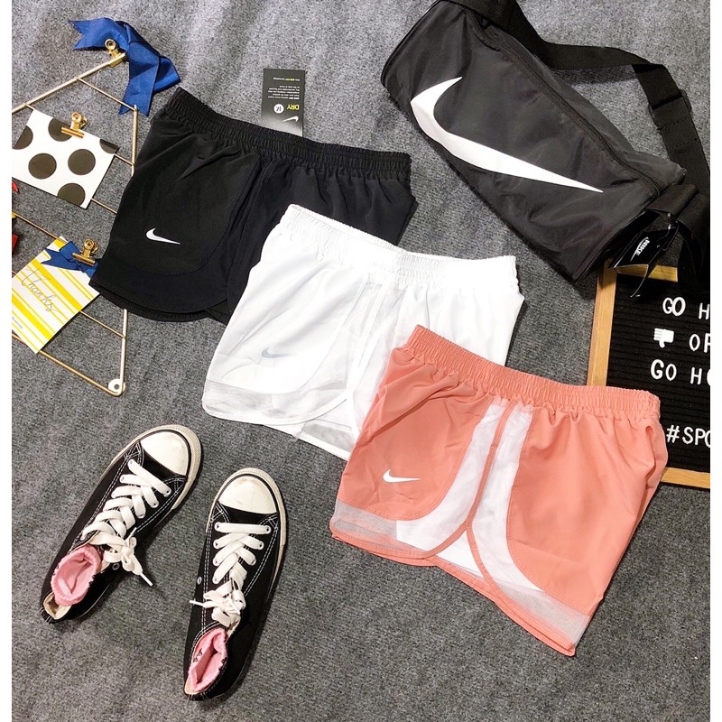 QUẦN SỌT 2 LỚP THỂ THAO GYM, SEXYDANCE, CHẠY BỘ, TENNIS DÀNH CHO NỮ VIỀN LƯỚI DỄ THƯƠNG