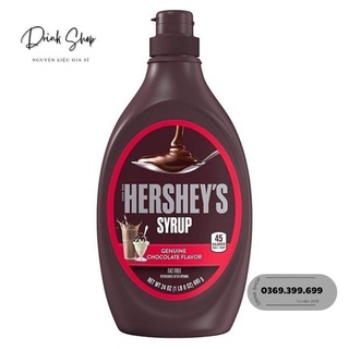 Xốt Syrup Hershey's đủ hương -