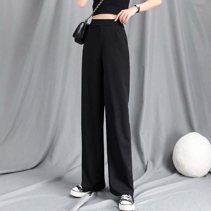Quần ống rộng culottes suông dài, quần lưng cao kiều Hàn Quốc cho nữ 2020 QD04