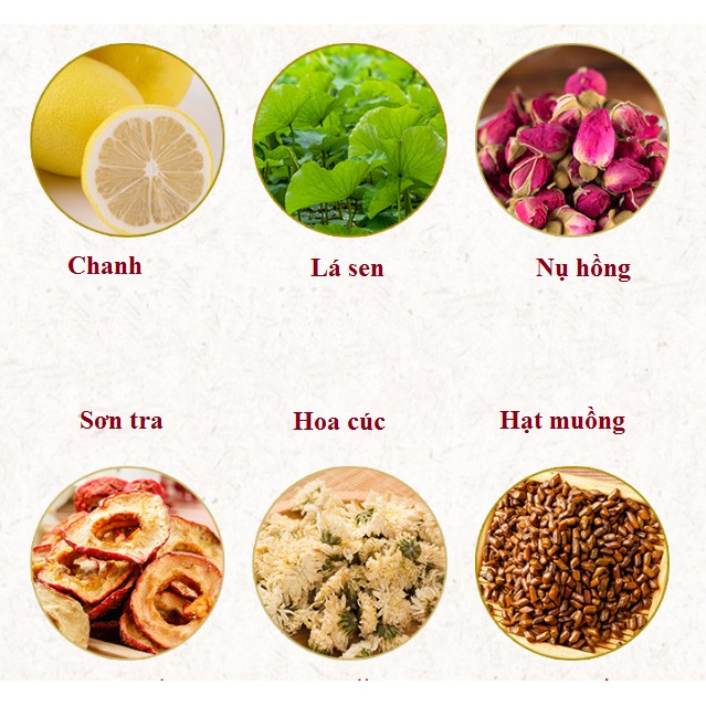 THANH LIÊN TRÀ- TRÀ HOA GIẢM CÂN DƯỠNG SẮC