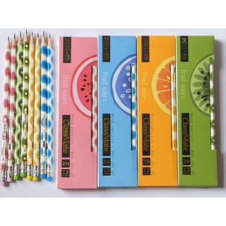 Viết chì gỗ 2B ClassMate-Fruit-Hộp 12 cây