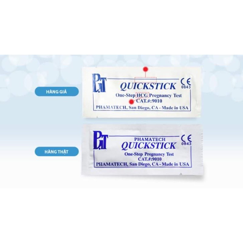 Que thử thai Quickstick (CHÍNH HÃNG - Mỹ) - Dụng cụ test phát hiện thai sớm, nhanh chóng, hiệu quả