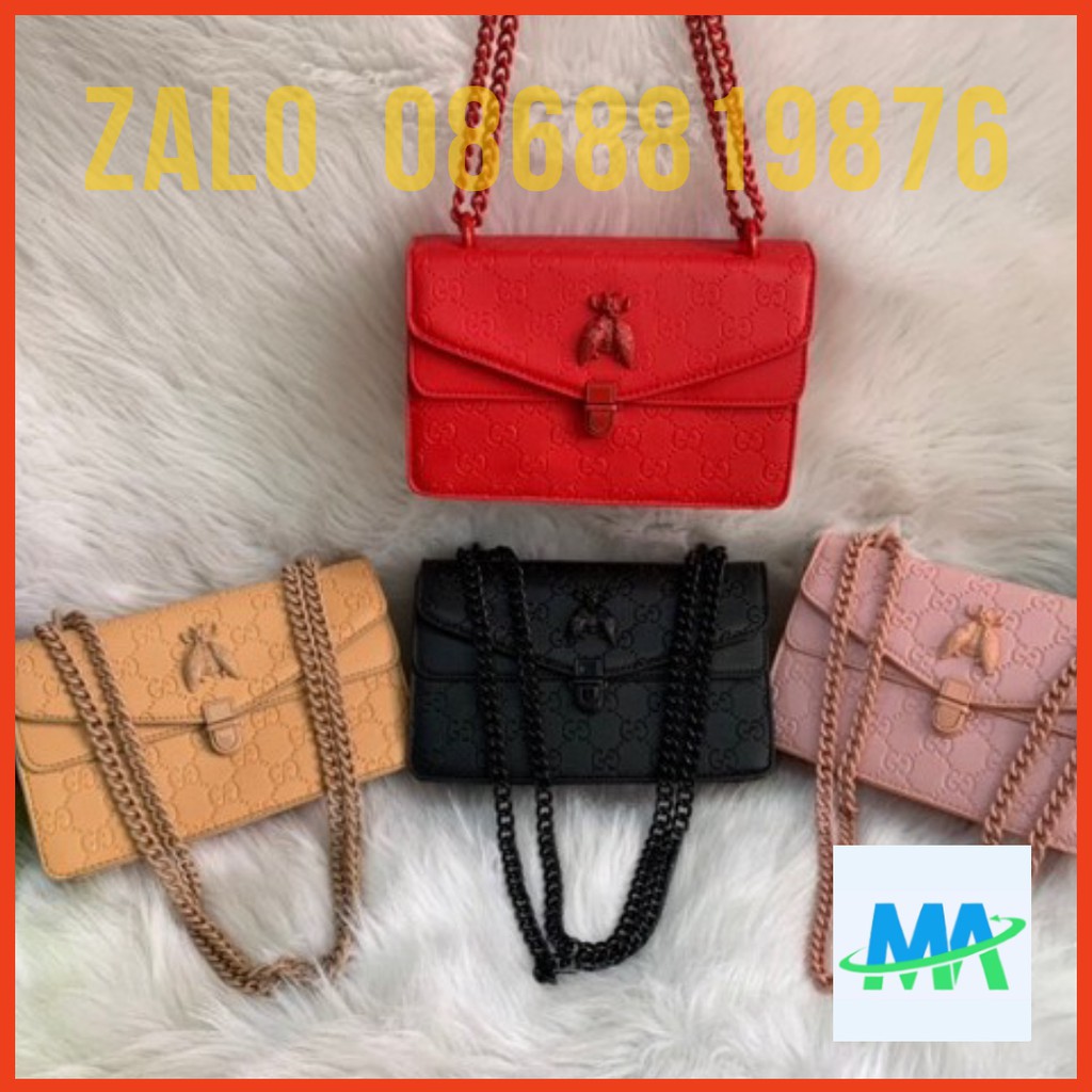 Túi xách nữ dây xích cùng màu ong chúa