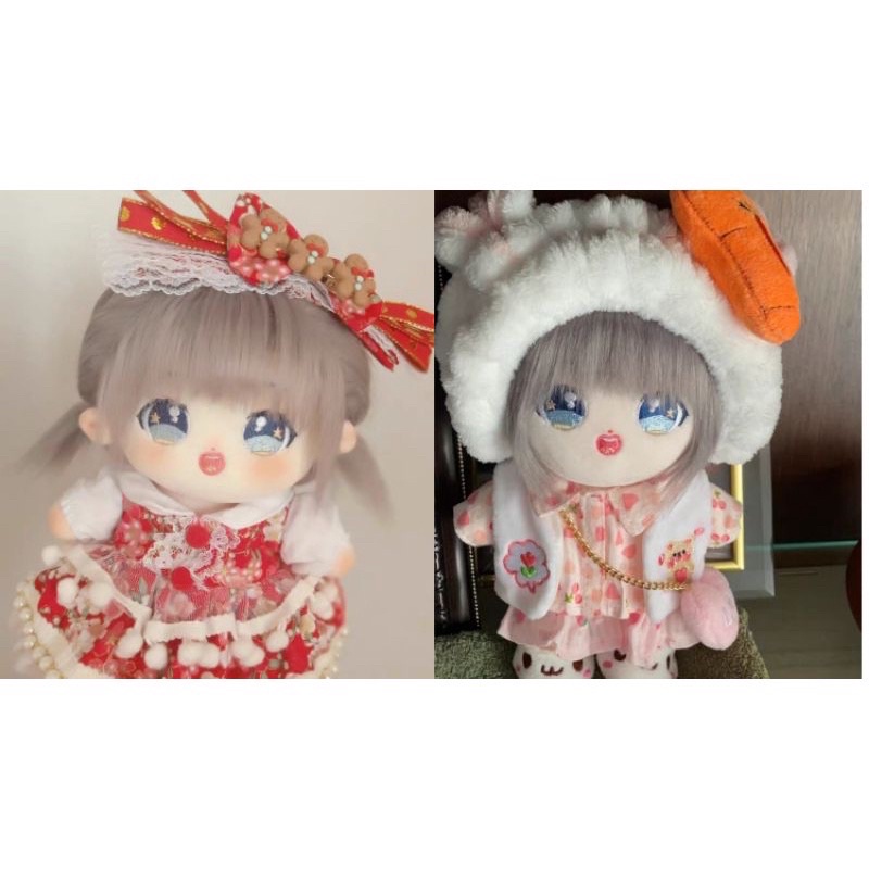 SẴN Búp Bê Doll 20cm nhiều mẫu gấu bông đồ chơi không thuộc tính idol kpop thú nhồi bông bé trai gái outfit baby
