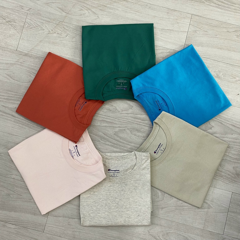 Áo thun unisex Champion Basic phối màu 2022