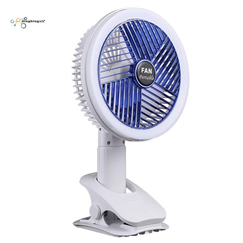 Quạt Mini Để Bàn Xoay 360 Độ Sạc USB Tiện Dụng° Đệm Lót Ghế Ngồi Xe Đẩy Em Bé Tiện Dụng