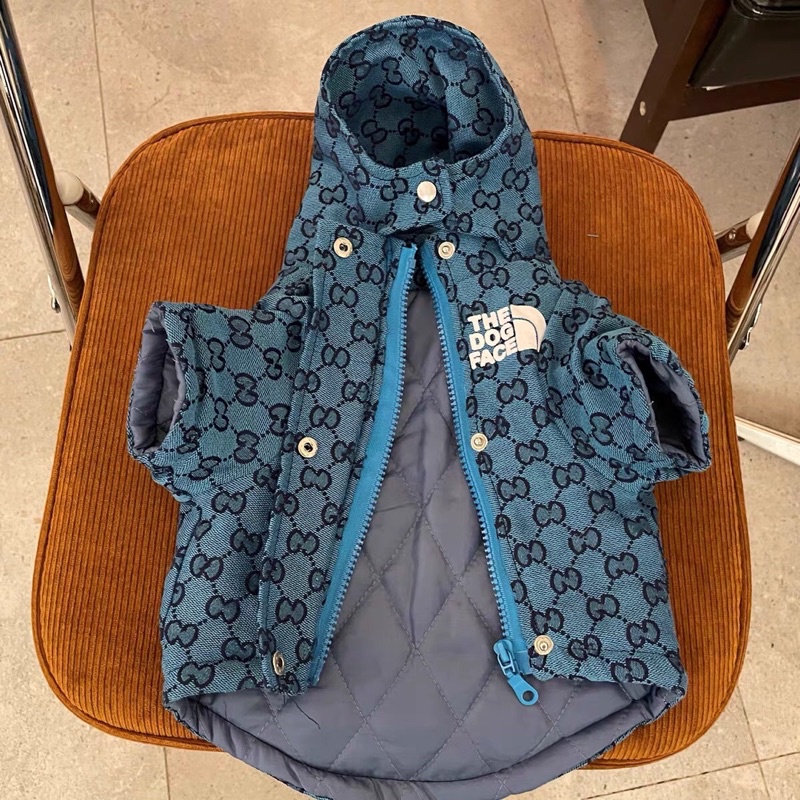 ÁO KHOÁC THE DOG FACE x GUCCl dành cho chó mèo
