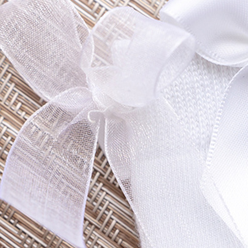 Set 8 Đôi Vớ Dài Trung Bình Vải Satin Đính Nơ Ruy Băng Màu Trắng Đen Phong Cách Lolita Nhật Bản Cho Học Sinh