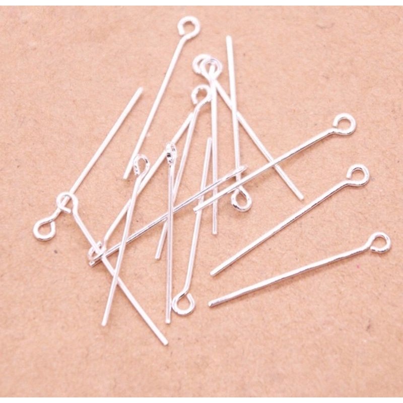 Cây đinh bạc 925 làm bộ treo handmade mic vòng