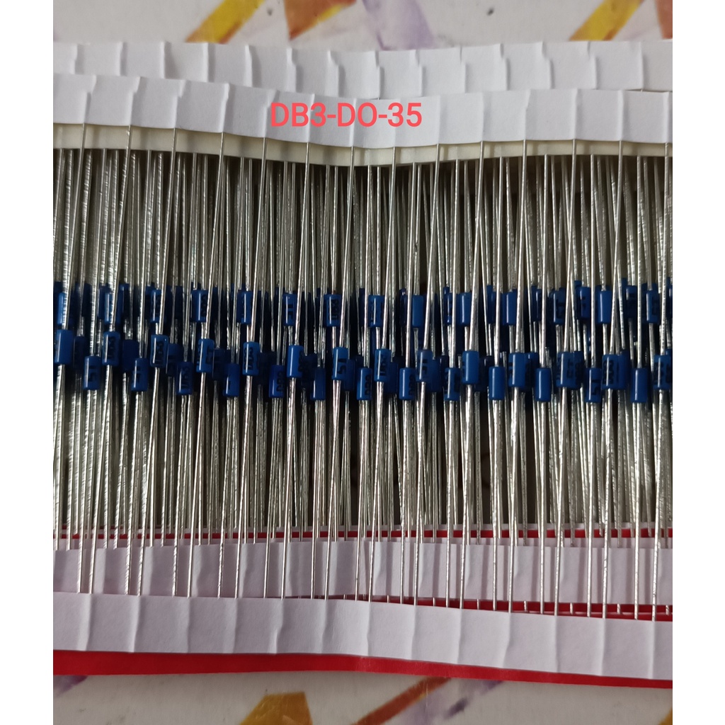 (Combo 10 con) DB3 DB-3 màu xanh lam diode kích hoạt hai chiều ST DB chân cắm thẳng DO-35