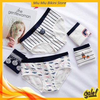 Quần Lót Nữ ♥️FREESHIP♥️  Quần Lót Nữ Cotton Hình Cute Dễ Thương Miu Miu Store