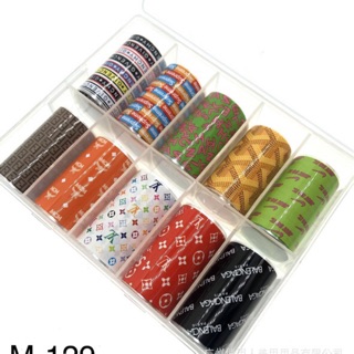 FOIL dán móng họa tiết nhãn hiệu lạ